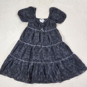Lucky Brand Eyelet Mini Dress size S